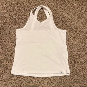 Abercrombie & Fitch White Halter Top